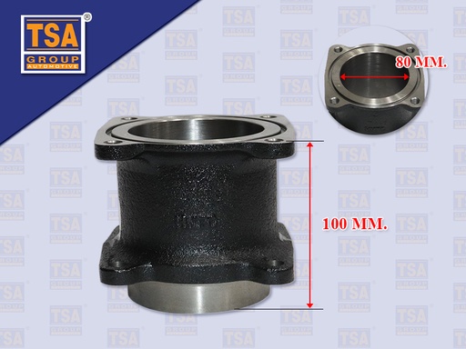 [0130-0114] เสื้อสูบปั๊มลม HN HO7CT EK100 EM100 80MM สูง100MM TSA 29165-1050