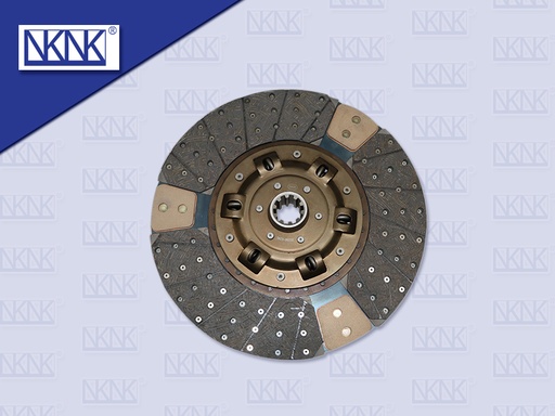 [0203-0015] แผ่นคลัช HN 17" 10 ร่อง ปลายเล็ก ทองแดง 45MM (NKN)