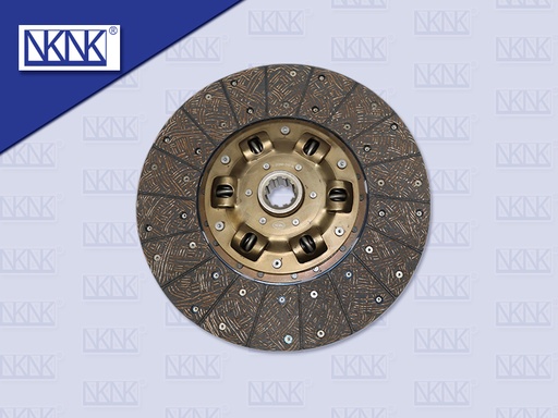 [0203-0114] แผ่นคลัช IS 15" 10 ร่อง ไม่ทองแดง รู 38 MM 380*220MM (NKN)