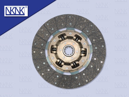 [0203-0119] แผ่นคลัช IS 15" 10 ร่อง ไม่ทองแดง รู 45 MM 380*240MM (NKN)