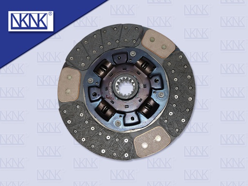 [0203-0124] แผ่นคลัช FS 14'' 14 ร่อง EURO3 ทองแดง รู 44.4MM 350*220 MM (NKN)