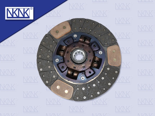 [0203-0125] แผ่นคลัช IS 14'' 10 ร่อง EURO3 ทองแดง รู 38MM 350*220MM (NKN)