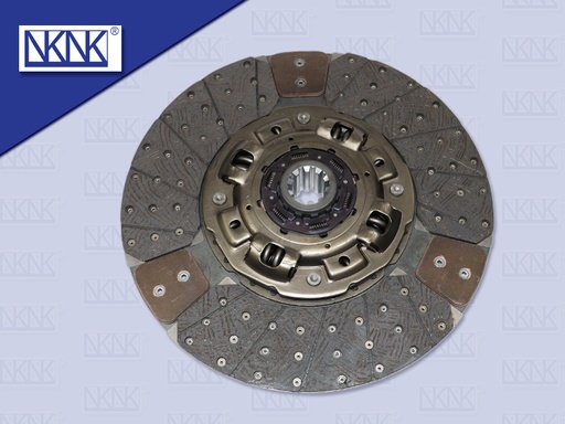 [0203-0132] แผ่นคลัช HN 17'' 10 ร่อง EURO3 ปลายเล็ก ทองแดง รู 45MM 430*250MM (NKN)