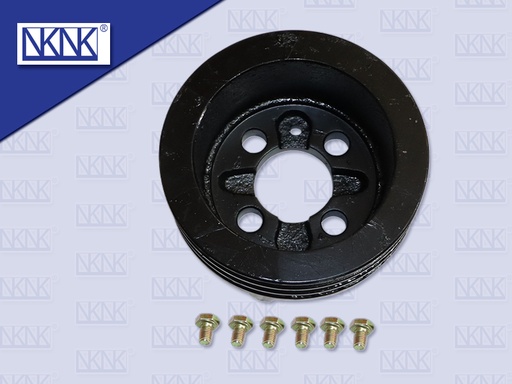 [0203-0138] ร่องมู่เล่ย์หน้า IS 6HE1 3 ร่อง (NKN)