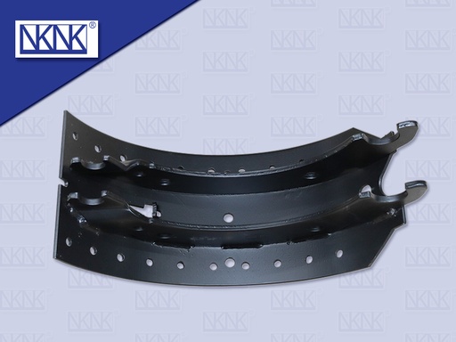 [0204-0164] ก้ามเบรครถพ่วง BPW 7" เหล็กเหนียว NO.ผ้า 20 รู