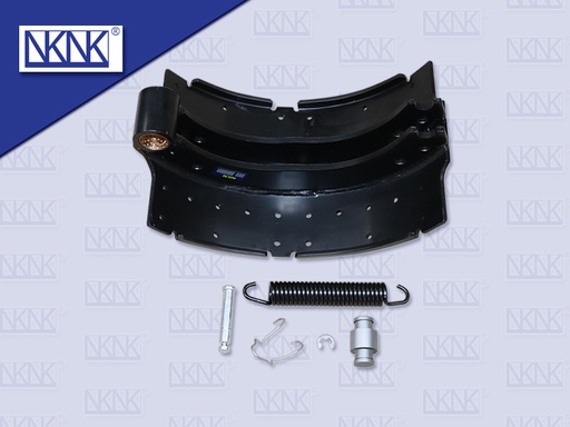 [0204-0193] ก้ามเบรคหลัง ตัวบน HN VICTOR ขอบพับ 9''32 รู เหล็กเหนียว NO. ผ้า S4606 EV022G