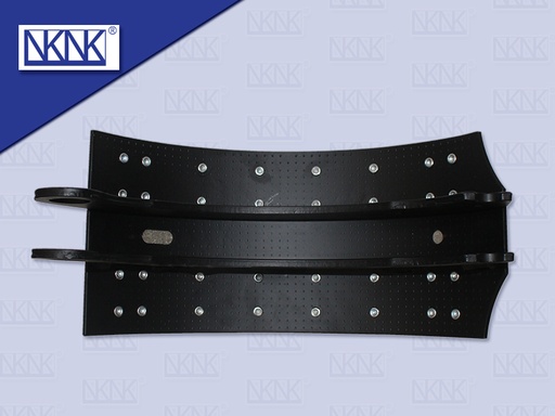 [0204-0269] ก้ามเบรคเพลาพ่วง YORK 7" เหล็กเหนียว+ผ้า 32 รู