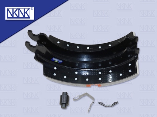 [0204-0300] ก้ามเบรคหน้า NS UD เควสเตอร์ CWE370 7''+ผ้า เหล็กเหนียว เบรคแห้ง 28 รู + ลูกกลิ้ง