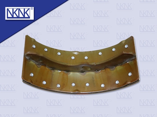 [0204-0361] ก้ามเบรคหน้า หลัง IS NQR 175,NPR 150 5'' เหล็กเหนียว + ผ้า 16รู (NKN)