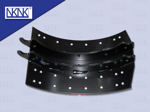 [0204-0362] ก้ามเบรคเพลาพ่วง MAG-4 8.5'' เหล็กเหนียว+ผ้า 32รู (NKN)