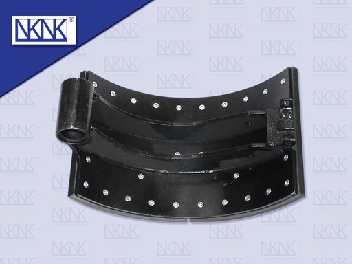 [0204-0376] ก้ามเบรคหลัง HN MEGA700 8.5'' เหล็กเหนียว+ผ้า 34รู (NKN)