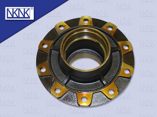 [0204-0399] ดุมเพลาพ่วง HN 10 น๊อตล้อ ฝาครอบ 8 น๊อต รูน๊อต 9MM เพลาจีน (NKN)