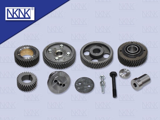 [0205-0231] ชุดเฟืองหน้าเครื่อง IS 4JB1 ละเอียด+บู๊ช ครบชุุด 30-43-52-60-60 ฟัน