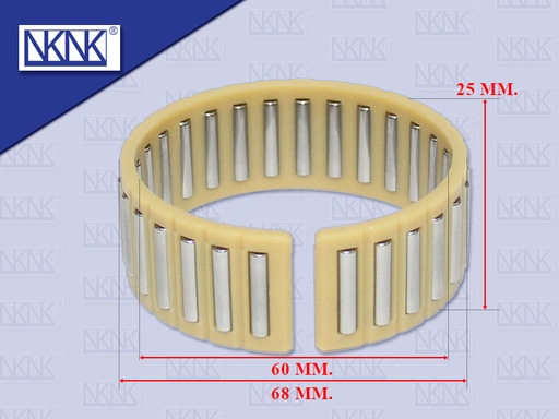 [0205-0246] ลูกปืนในรูเกียร์ 5 ZF330-360 60*68*25 MM
