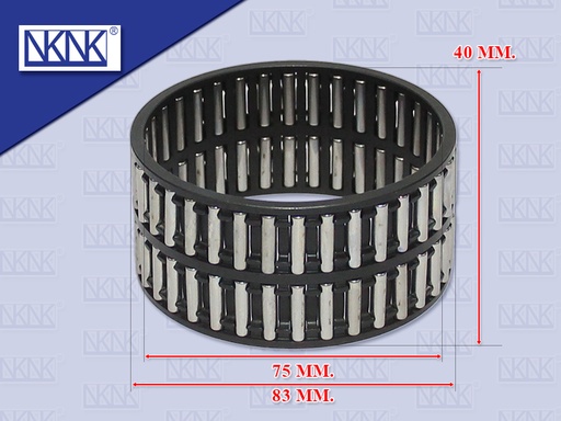 [0205-0247] ลูกปืนในรูเกียร์ 3 ZF270 75*83*40 MM