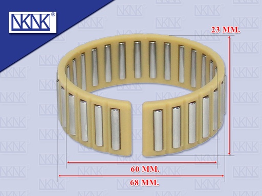 [0205-0250] ลูกปืนในรูเกียร์ 5 ZF270 60*68*23 MM