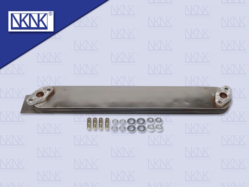 [0207-0603] ไส้ออยคลูเลอร์ IS 6BG1 น๊อตใหญ่ ขอบโค้ง 5 ชั้น 530*80 MM