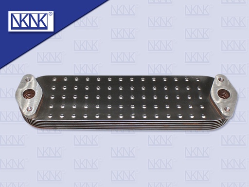 [0207-0777] ไส้ออยคลูเลอร์ IS 6SD1 240 270 6 ชั้น ขอบโค้ง รุ่นกรองเปลี่ยนทั้งลูก กรองเหล็ก 385*100 NKN