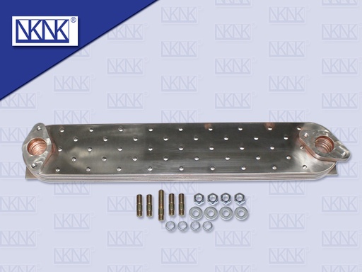 [0207-0794] ไส้ออยคลูเลอร์ IS 6NX1,345 แรง 5 ชั้น เอียงมาก รุ่นเครื่องนอก NKN 537*87 MM