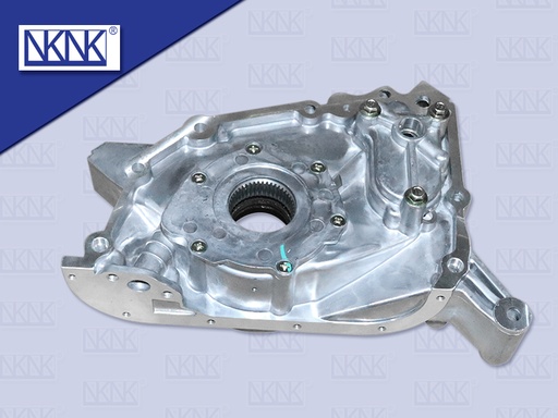 [0207-0808] ฝาหน้าเครื่อง+ปั้มน้ำมันเครื่อง MS STRADA 2.5 4D56 ตัวล่าง 46 ร่อง (NKN)