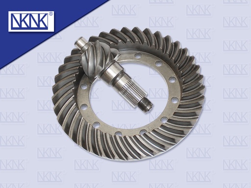 [0208-0351] จานเดือยลูกหน้า HN MEGA 7.38 น๊อตทะลุ 34 ร่อง 12 รู