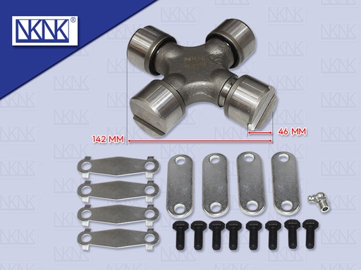 [0209-0077] ลูกปืนเพลากลาง MS FS 10 TON กากบาทใหญ่ 46*142 MM