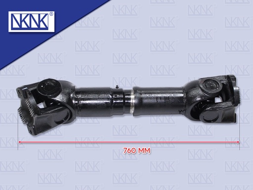 [0209-0216] เพลากลางท่อนหลัง IS DECA360 รุ่นลูกปืนใหญ่ 57 MM แป๊บยาว 760 MM