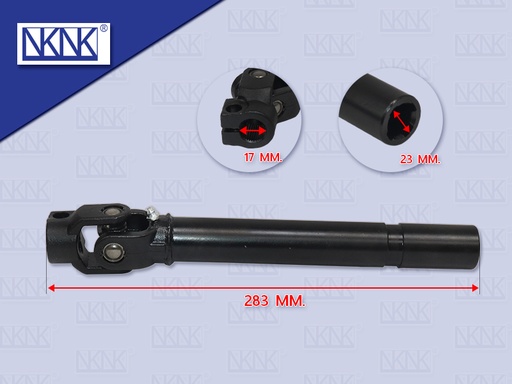 [0209-0224] สวมกระปุกพวงมาลัยตัวเมีย IS NKR 4แฉก 23MM 24ร่อง รู17MM ยาว 283MM NKN 8-94128-208-0