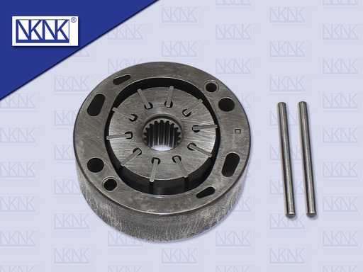 [0211-0209] ไส้เพาเวอร์ HN EP100 64*23*18T 8 รู ร่องเว้า 2 ข้าง