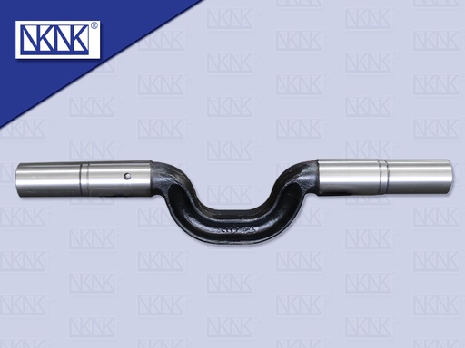 [0213-0216] แกนเพลาโบกี้ HN 1224 MM ตัวงอ รุ่นเจาะ รูล็อคแกน KT725 FM HITEX 2 เพลา