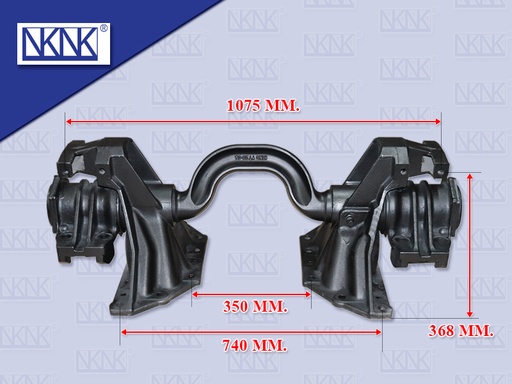 [0213-0318] แท่นเพลาโบกี้ HN MEGA+ตุ๊กตา ช่วงคัทซี 350 MM