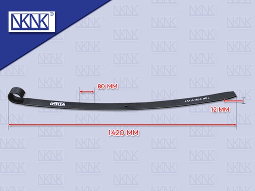 [0214-0002] แหนบแผ่นหน้า IS ROCKY175 ตัวกอด ตัวที่ 2