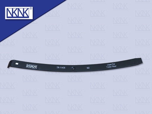 [0214-0005] แหนบแผ่นรถพ่วง 3" ตัวงอ มีปุ่ม