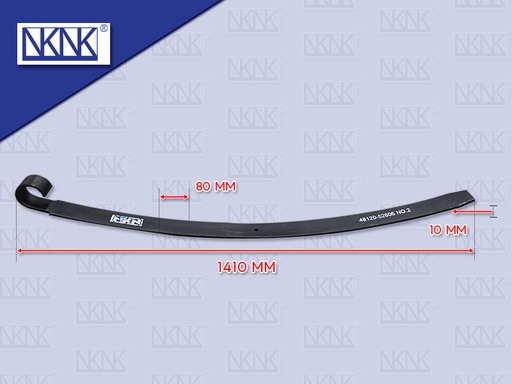 [0214-0012] แหนบแผ่นหน้า HN HITEX ตัวกอด ตัวที่ 2