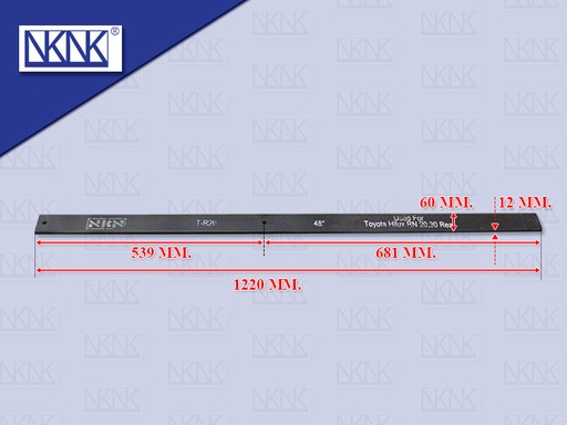 [0214-0033] แหนบไม้คาน MIGHTY - MD 48"
