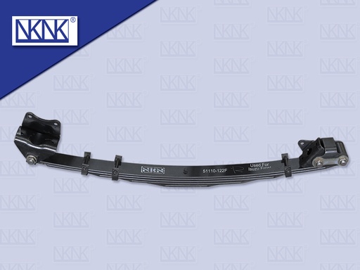 [0214-0104] แหนบหน้า IS FBR ทั้งตับ 5 ชั้น+ตุ๊กตา ทั้งชุด ขวา