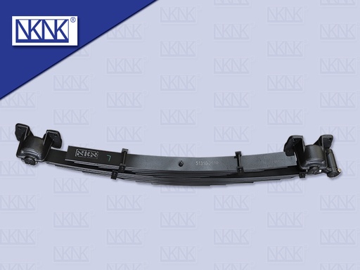 [0214-0114] แหนบหลัง IS FBR ทั้งตับ 14ชั้น+ตุ๊กตา ทั้งชุด ซ้าย