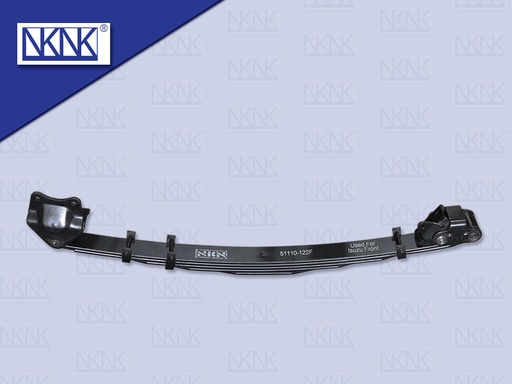 [0214-0115] แหนบหน้า IS FBR ทั้งตับ 5 ชั้น+ตุ๊กตา ทั้งชุด ซ้าย