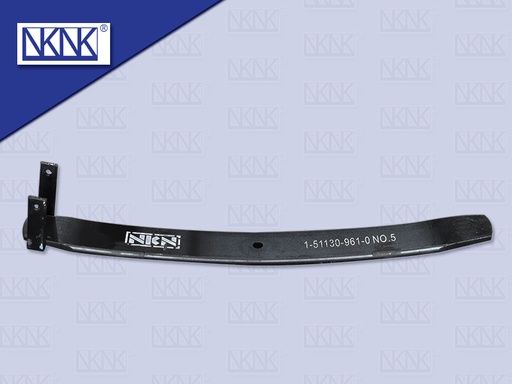 [0214-0120] แหนบแผ่นหน้า IS DECA360 ตัวที่ 5 มีหูรัด 17*80*825 MM