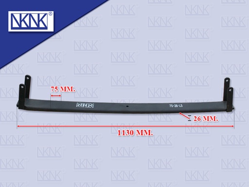 [0214-0173] แหนบแผ่นหลัง NS UD เควสเตอร์ CWE370 ตัวที่5 26*75*1130 MM