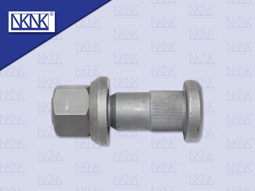 [0215-0139] น๊อตล้อ VL หัวกลม บ่าเป็น ร่อง ละเอียด 10*98*28 MM