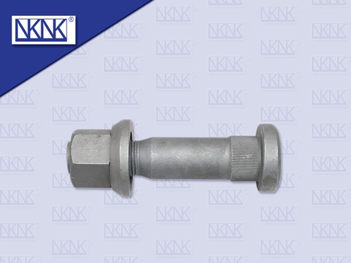 [0215-0140] น๊อตล้อ VL หัวกลม บ่าเป็น ร่อง หยาบ 10*125*28 MM