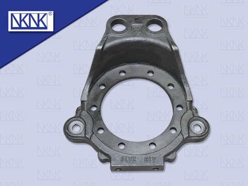 [0216-0087] แผงยึดก้ามเบรคหลัง HN MEGA260 MS FS 527T เบรคน้ำ 10 รูยึด (NKN)