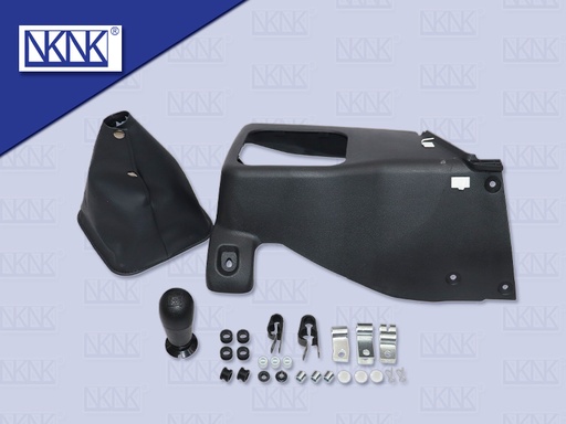 [0216-0129] ฝาครอบคันเกียร์+ยางหุ้ม+หัวเกียร์ HN ซีรี่ย์700 สีดำ (NKN)