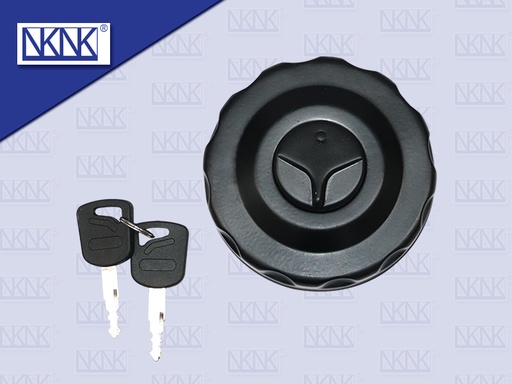 [0226-0017] ฝาถังน้ำมัน 2 เขี้ยว เหล็ก คอสั้น