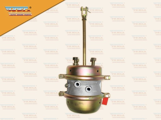 [0302-0149] หม้อลมเพลา 2 ชั้น IS 30/30 แกนยาว สีทอง น๊อตยึด 4 ตัว