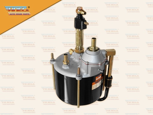 [0302-0163] หม้อลม 6 ล้อ วาล์วใหญ่ ลูกสั้น กระป๋อง 165 MM (HNEC)