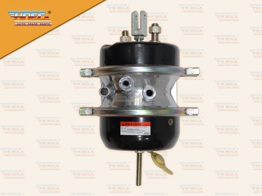 [0302-0243] หม้อลมเพลา 2 ชั้น NS 30/30 แกนสั้น น๊อตยึด 2 ตัว ไม่มีท่อ