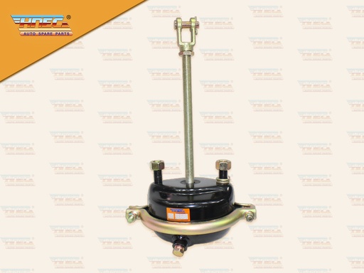 [0302-0287] หม้อลมเพลาชั้นเดียว ลูกเล็ก เบรคแห้ง T24 รูลมเข้า 2 ทาง