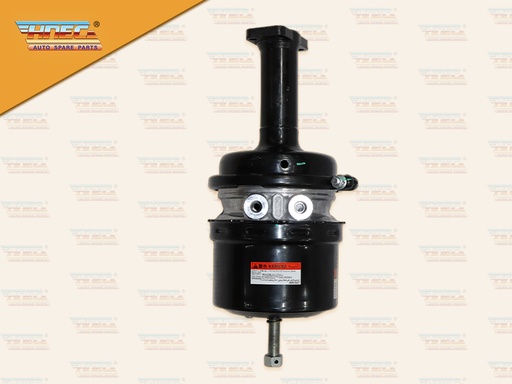 [0302-0389] หม้อลมเพลาแท่น HN MEGA ซี่รี่ย์700 L คอยาว 155 MM รุ่นใช้กระบอกเบรค เข็มขัด 1 อัน ไม่มีท่อ